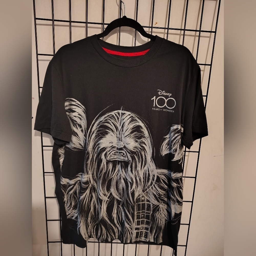 Disney 100 Silver Foil Chewie Strong Shirt